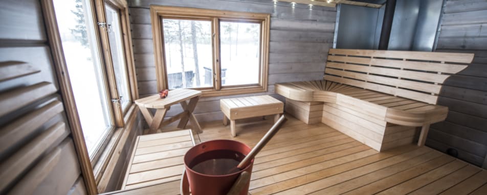 Fjellborg Arctic Lodge Sauna 