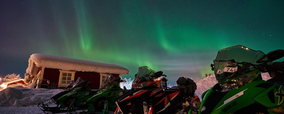 Snowmobiles - Lapland Guest House