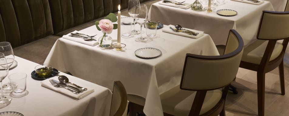 Restaurant seating area 