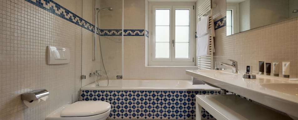 Enzian Superior Double bathroom - Monte Rosa