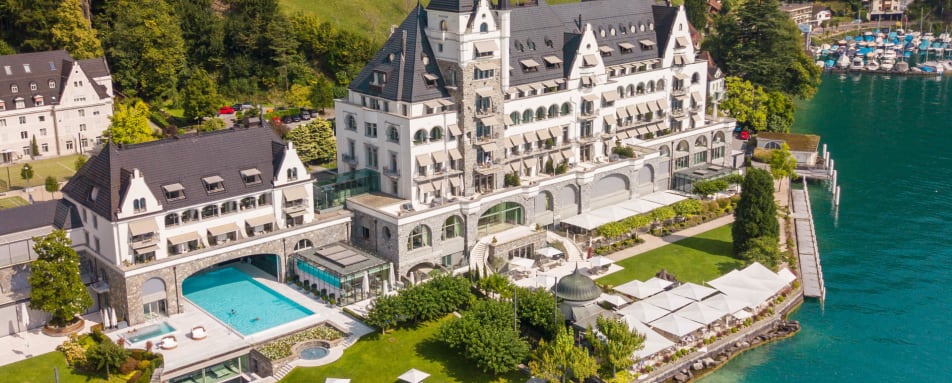 Park Hotel Vitznau - Aerial View 