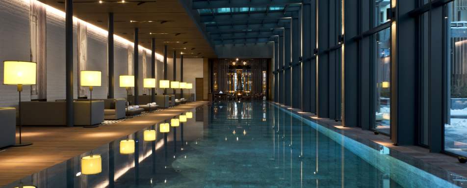 Indoor pool - The Chedi Andermatt