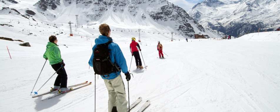 Skiing in Verbier