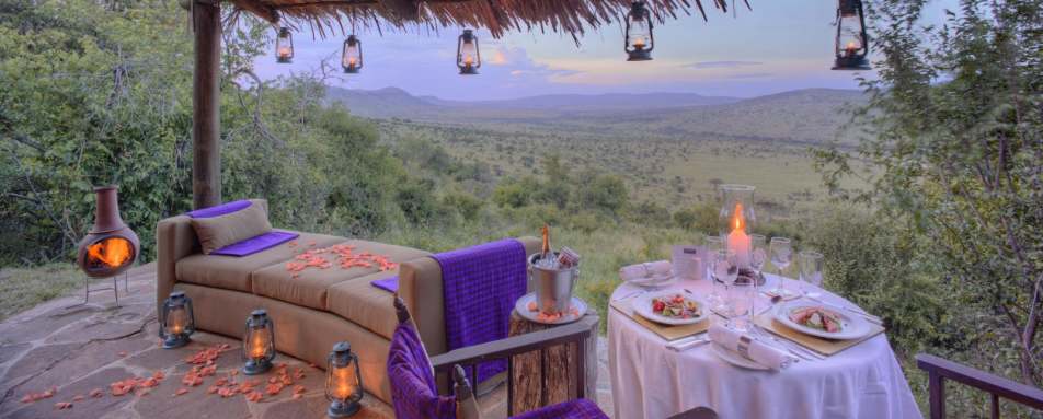 Romantic dinner - Klein's Camp 