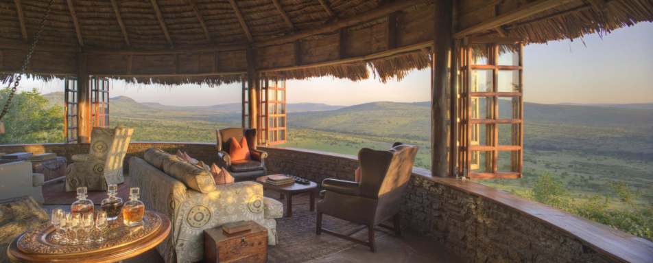 Lounge area - Klein's Camp 