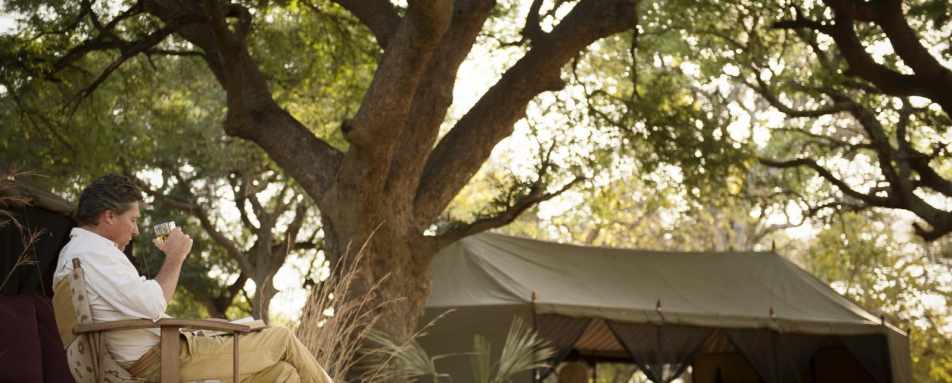 Mess tent and deck - Chada Katavi