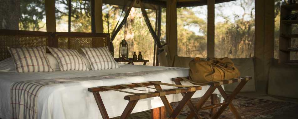 Tent Interior - Chada Katavi