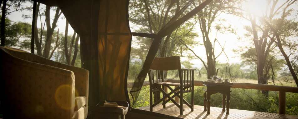 View from the tent - Dunia Camp