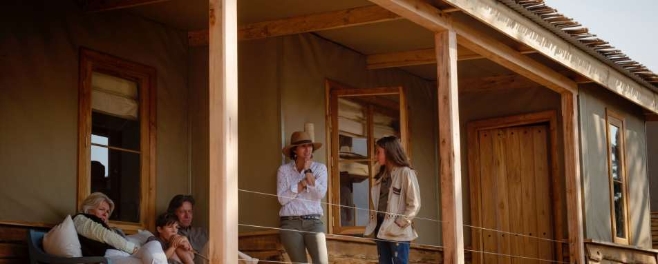 Lodge exterior at Entamanu Private 