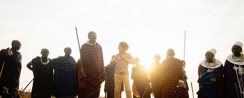 meeting the Masaai at Entamanu Private 