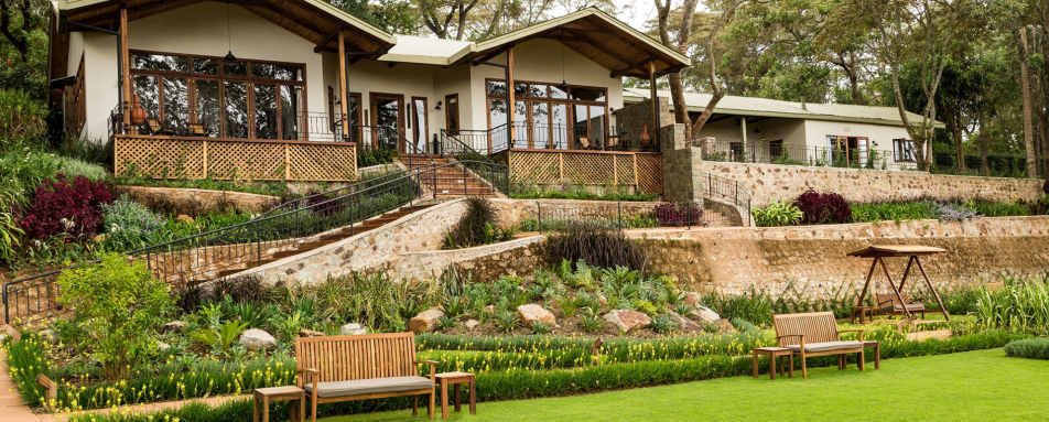 Main house at Gibbs Farm 