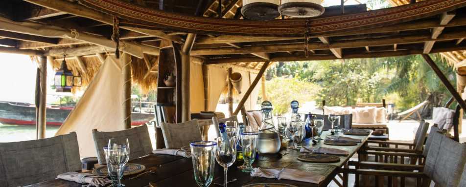 Greystoke Mahale - Dining 