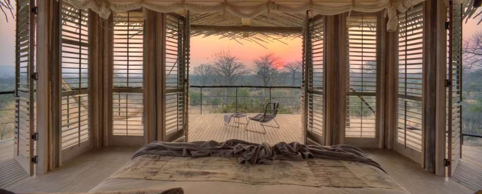 Sunset from room - Jabali Ridge