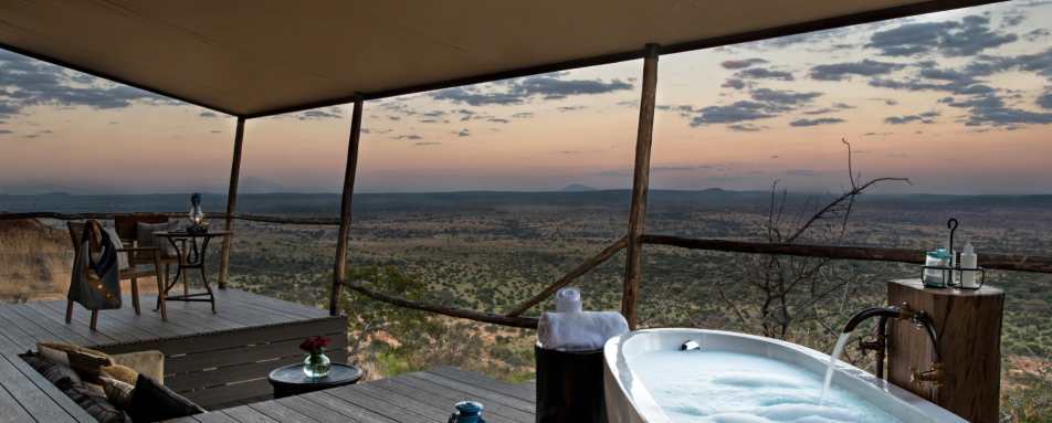 Bath time with a view 