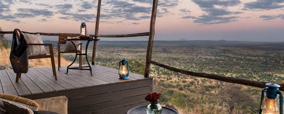 Private terrace view 