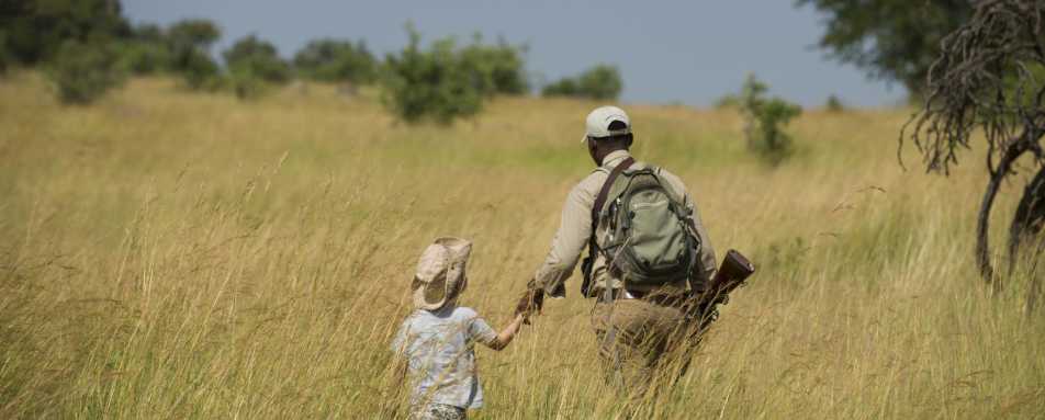Bush walk - Mkombe's House at Lamai