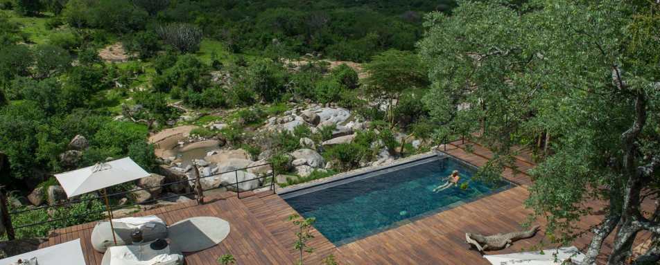Lodge Pool - Mwiba River Lodge