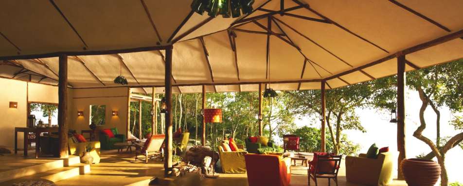 Living Area - Rubondo Island Camp