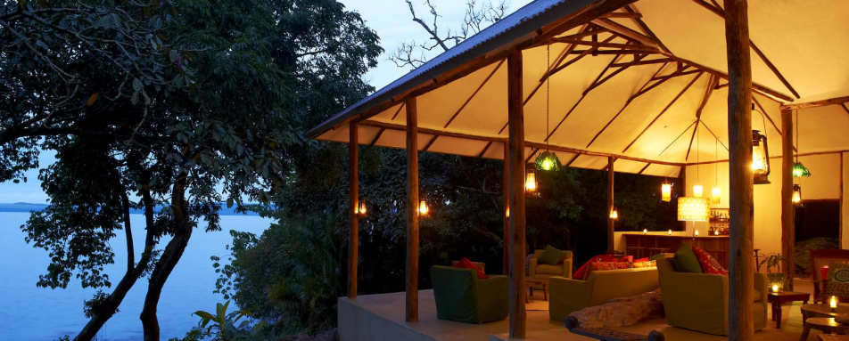 Lounge area - Rubondo Island Lodge