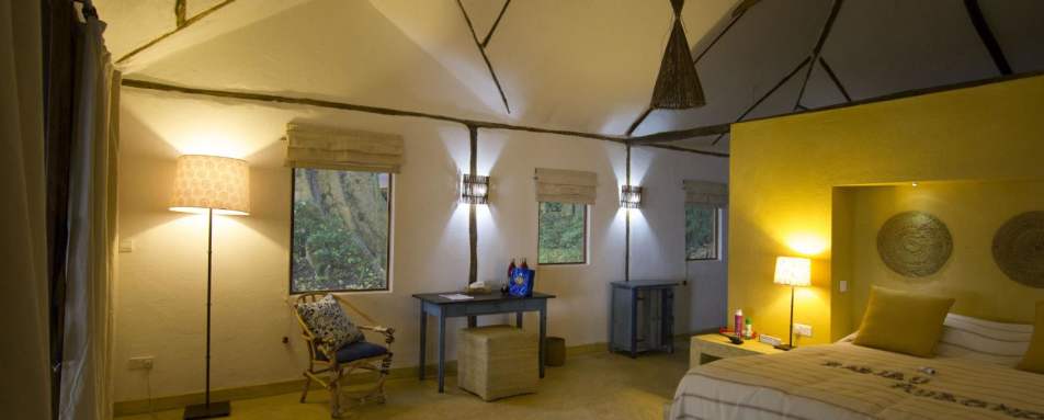 Banda interior - Rubondo Island Lodge