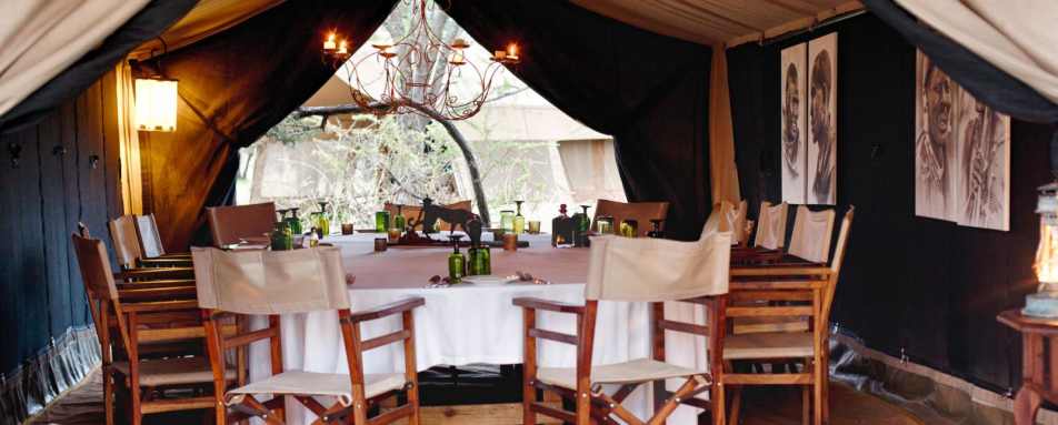 Dining - Serian's Serengeti North Camp