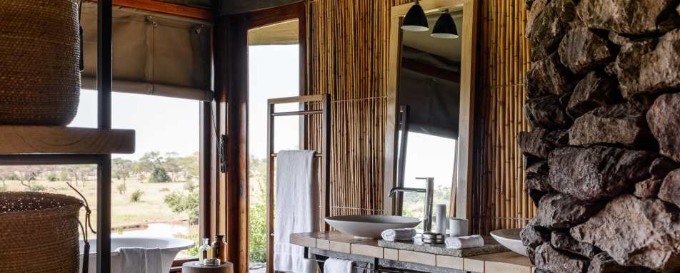 Bathroom at Singita