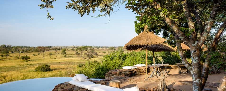 Pool relaxation at Singita