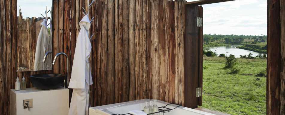 Singita Mara River Tented Camp - Bathroom