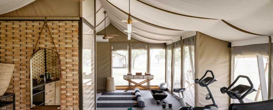 Singita Sabora fitness area 