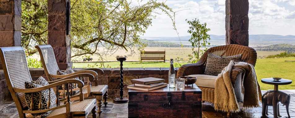 Patio view - Singita Sasakwa Lodge