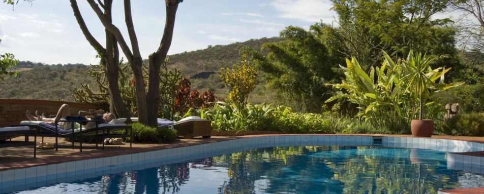 The swimming pool - The Plantation Lodge