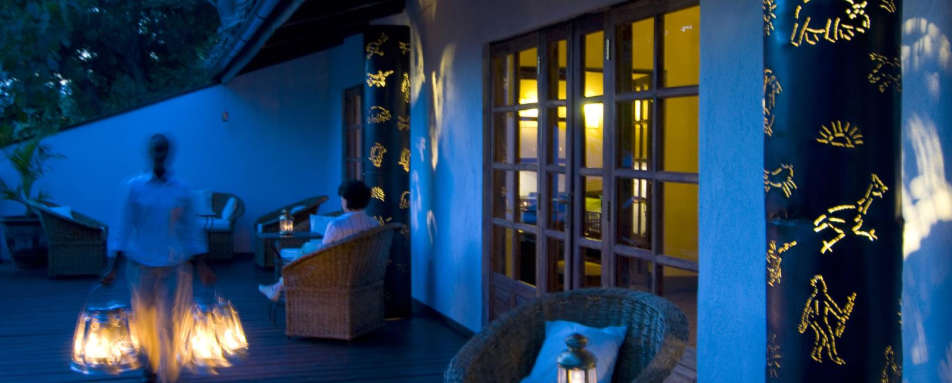 Evening lanterns - The Plantation Lodge