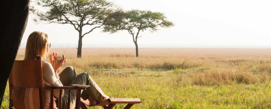 View from Serengeti Safari Camp 
