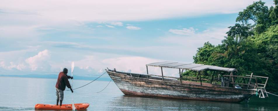 Lake at Greystoke Mahale 