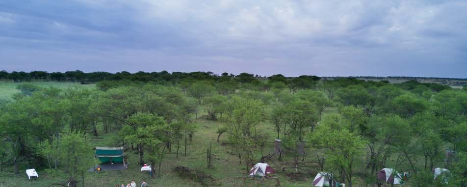 Fly camping in the Serengeti 