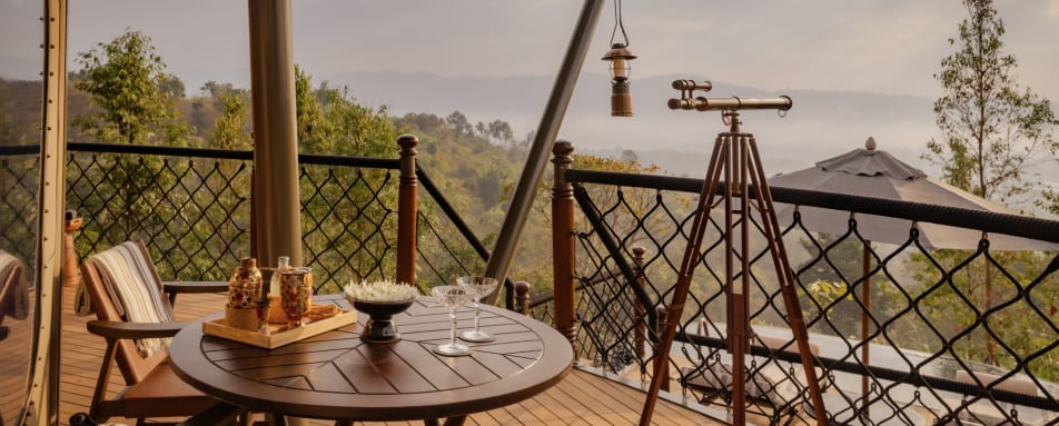 Mekong Tent Private Balcony 