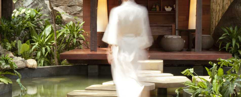 Entrance to Spa - Anantara Rasananda
