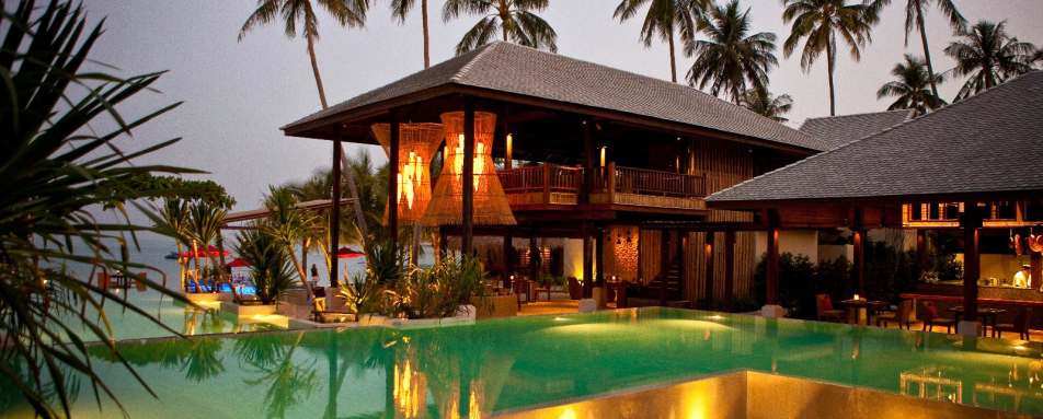 Pool and Restaurant - Anantara Rasananda