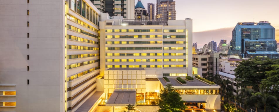 COMO Bangkok Aerial Shot Exterior View 