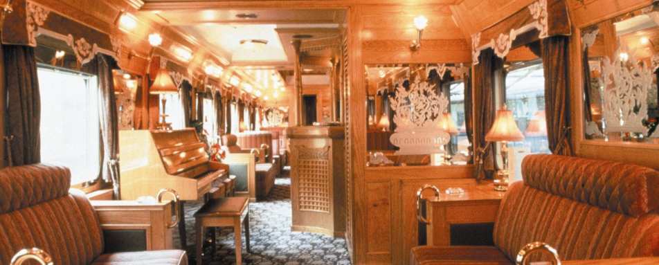 Bar on the train - Eastern & Oriental Express