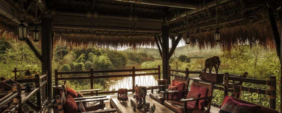 Burma Bar - Four Seasons Tented Camp Golden Triangle
