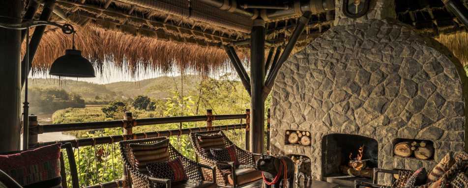 Burma Bar - Four Seasons Tented Camp Golden Triangle