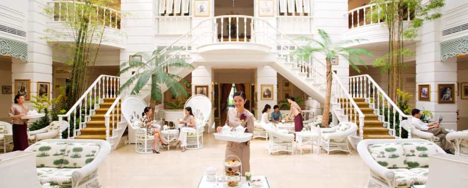 Elegant Authors' Lounge - Mandarin Oriental Bangkok