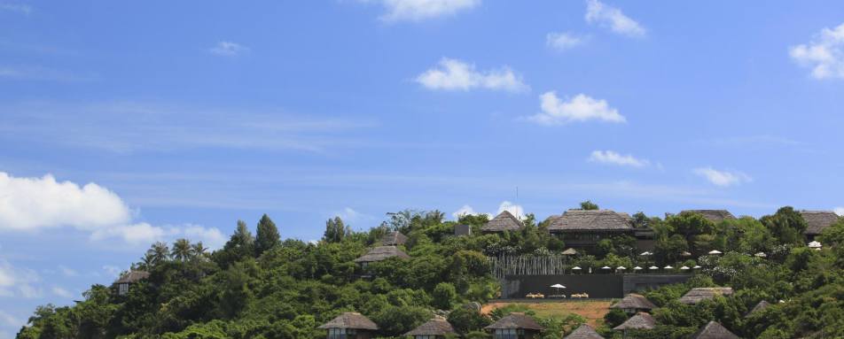 View from the sea - Six Senses Samui