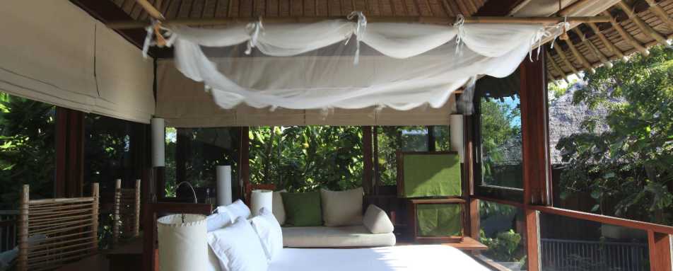 Pool villa bedroom - Six Senses Samui