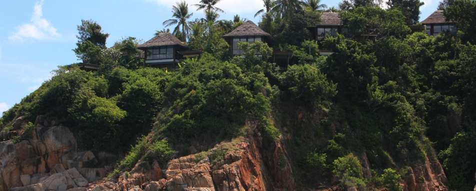 View of the villas - Six Senses Samui