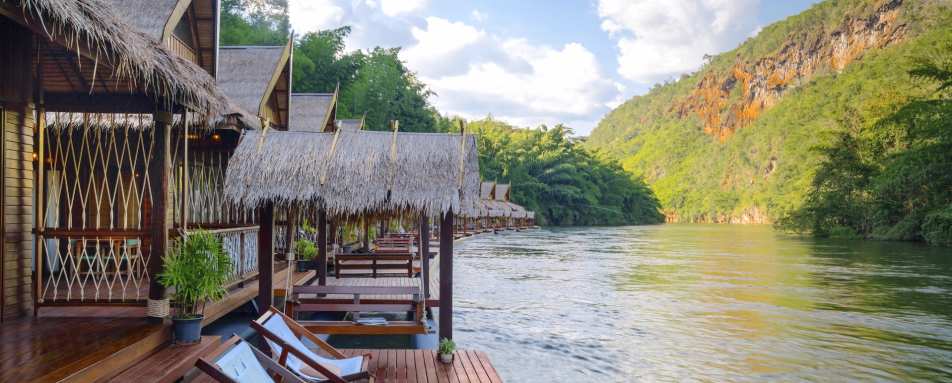 Villa Deck - Floathouse Kanchanaburi