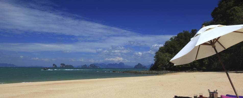 Beach at Six Senses Yao Noi - West Coast Island Hopping in Thailand