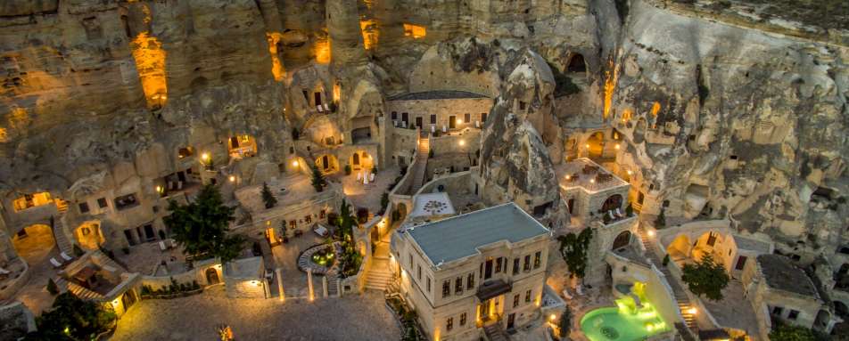 Hotel from above- Yunak Evleri 