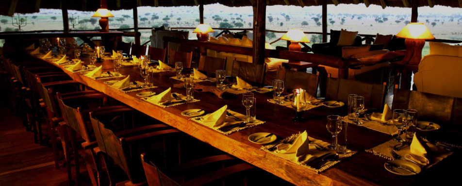 The dining room - Apoka Lodge